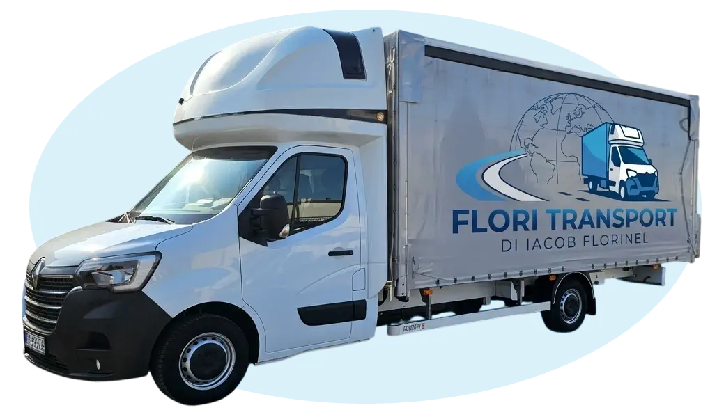 Furgone Flori Transport per servizi di trasporto merci e logistica